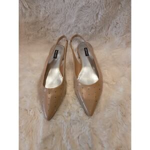 Nine West Lucee Womens Rhinestone Flats Size 9.5